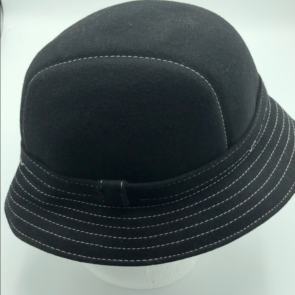 Lorenzo Women’s Wool Black Hat Made in Italy